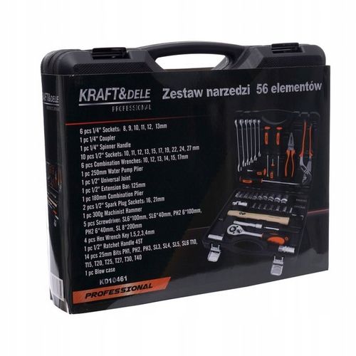 ZESTAW NARZĘDZI KLUCZY BITÓW CR-V WALIZKA 56 EL na Arena.pl