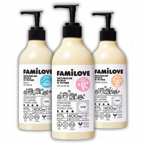 Yope FamiLove Mydło w Płynie Mix Zapachów Edycja Limitowana 400ml x3 na Arena.pl
