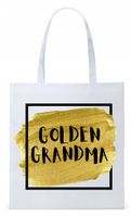 Dla Babci Babuni Prezent Torba Eco Biała Shopper Z Nadrukiem Ze Zdjęciem