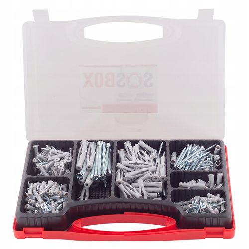 FISCHER REDBOX SOS-BOX KOSZULKI + WKRĘTY S+FU+ŚRUBY 360 ELEMENTÓW na Arena.pl