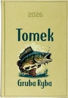 Stylowy kalendarz DLA WĘDKARZA A5 2026 TYGODNIOWY terminarz PREZENT