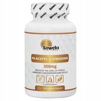 N-Acetyl L-Tyrozyna (NALT) 350 mg 120 Vege Kaps – Fokus, Nastrój – Sowelo