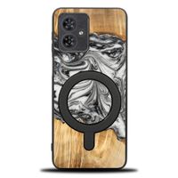 etui bewood unique do motorola g54 5g - 4 żywioły - ziemia z magsafe