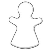 Wykrawacz do ciastek stalowy lalka 6,8 cm