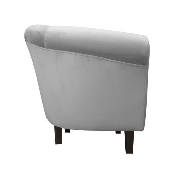 Fotel Milo nogi venge szary MG17 zdjęcie 3