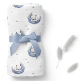 BOCIOLAND Pieluszka bambusowa Liski 110x110 cm