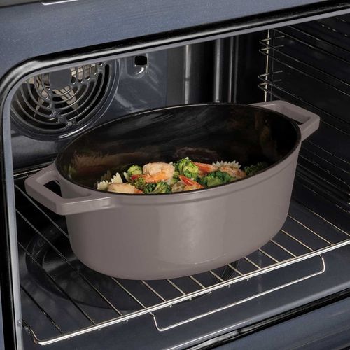 emaliowana brytfanna żeliwna 30cm berlinger haus bh-6541 taupe na Arena.pl