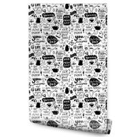 Tapeta W Rolce Do Kuchni Jadalni Napisy Kawa Styl Vintage