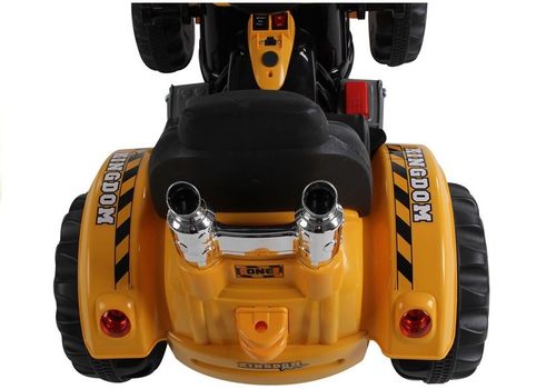 Traktor na akumulator z Łyżką Koparka Pomarańczowy na Arena.pl