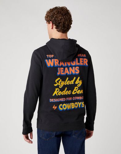MĘSKA BLUZA WRANGLER HOODIE FADED BLACK W6E6IOXV6 L na Arena.pl
