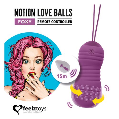 feelztoys   remote controlled motion love balls foxy na Arena.pl