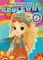 Kolorowanka z naklejkami. Królewny