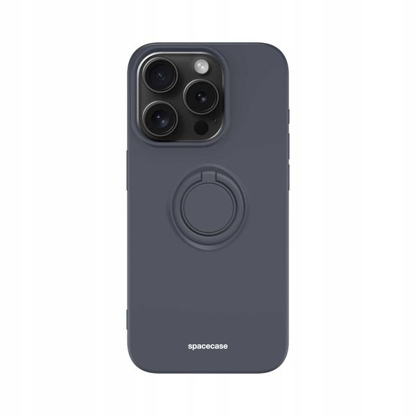 Spacecase Silicone Ring Iphone 15 Pro Black zdjęcie 7