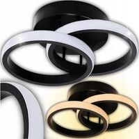 Lampa sufitowa LED PLAFON MODERN 18W 3 BARWY NOWOCZESNA DO SALONU POKOJU