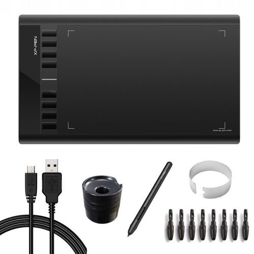TABLET GRAFICZNY XP-Pen Star 03 + PIÓRKO 8192st 5080 LPI 25,4 x 15,2 cm na Arena.pl