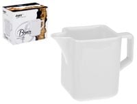 Mlecznik porcelanowy dzbanuszek na mleko śmietankę BONA biały błyszczący
