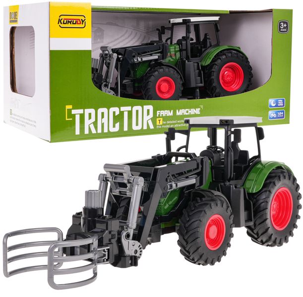 Zielony Traktor Z Chwytakiem zdjęcie 6