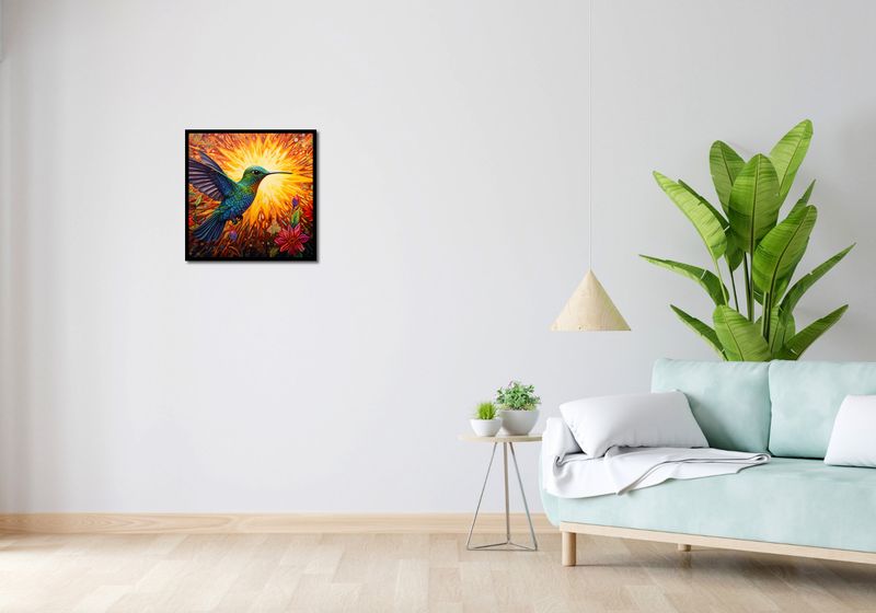 Plakat 50x50cm Koliber Barw zdjęcie 4