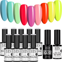 NTN Zestaw 9 kolorów California Collection 5g + baza i top GRATIS
