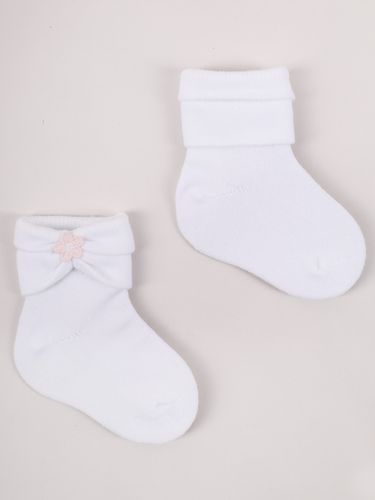 Skarpety niemowlęce bawełniane dziewczęce kwiatek 3PAK 6-12 miesięcy YOCLUB na Arena.pl