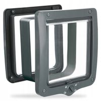 DRZWICZKI DRZWI DLA KOTA PSA WAHADŁOWE Z TUNELEM TRIXIE 4-Way 24x28cm