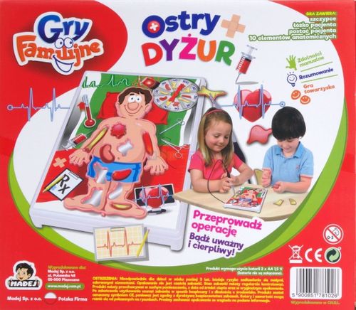 Gra rodzinna OSTRY DYŻUR - OPERACJA na Arena.pl