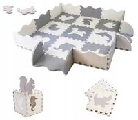 Piankowa mata dla dzieci PUZZLE kojec 25el (I164)