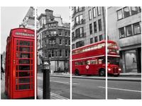 OBRAZ CZERWONA BUDKA TELEFONICZNA LONDYNIE