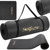 GRUBA MATA 1,5CM GIMNASTYCZNA TRENINGOWA DO ĆWICZEŃ DUŻA ANTYPOŚLIZGOWA NBR