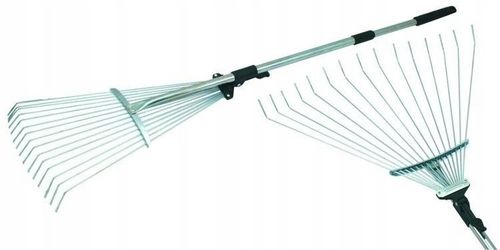 GRABIE TELESKOPOWE DO TRAWY LIŚCI REGULOWANE METAL na Arena.pl