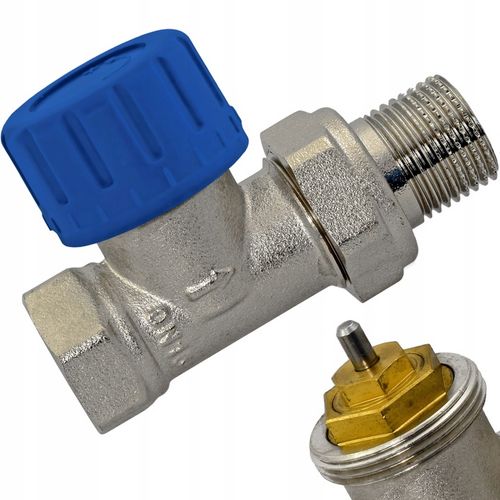 ZAWÓR termostatyczny 1/2" DN15 PROSTY grzejnikowy zasilający M30x1,5 HANZ na Arena.pl