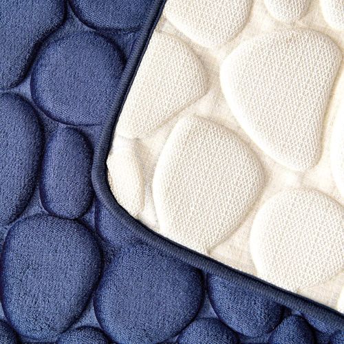 Dywanik Łazienkowy z Pianki Memory Niebieski na Arena.pl