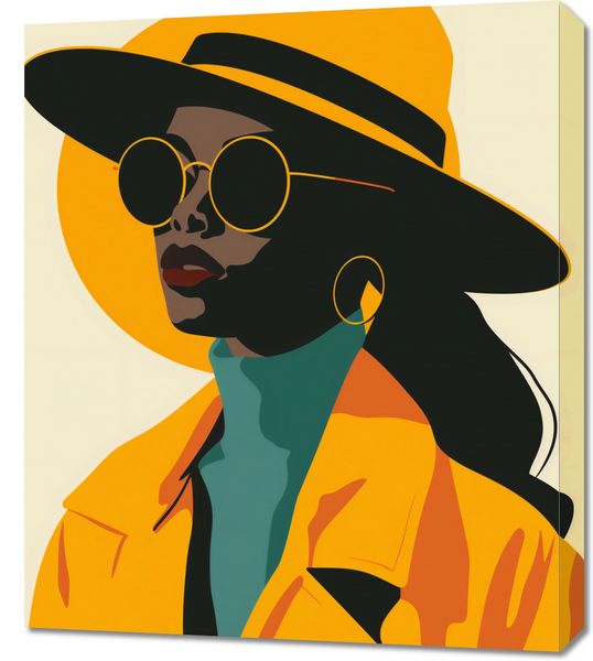 Obraz 60x70cm Żółta Stylowość zdjęcie 1