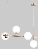 LAMPA WISZĄCA ALFA VINCI 63083 BIAŁY / ZŁOTY