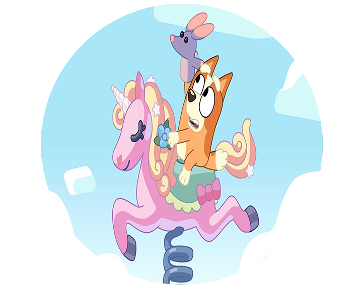 Opłatek na tort Bluey zdjęcie 1