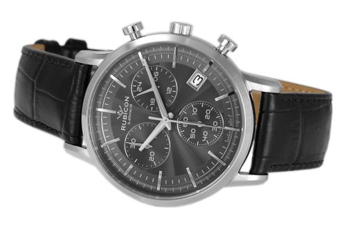 RUBICON RNCD99 - CHRONOGRAF (zr097a) black na Arena.pl
