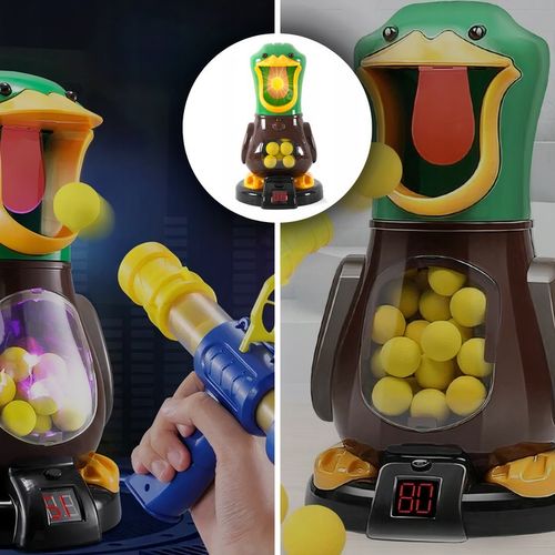 GŁODNA KACZKA STRZELANIE DO CELU PISTOLET ZABAWKOWY 2X GRA ZRĘCZNOŚCIOWA na Arena.pl