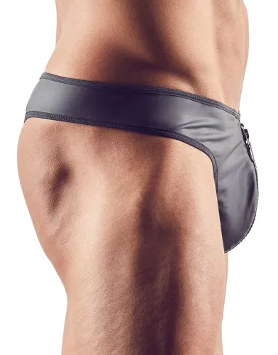 svenjoyment stringi męskie neopren look zamek błyszczący m na Arena.pl