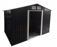 Domek narzędziowy metalowy 277x191x192 antracyt z drzwiami przesuwnymi