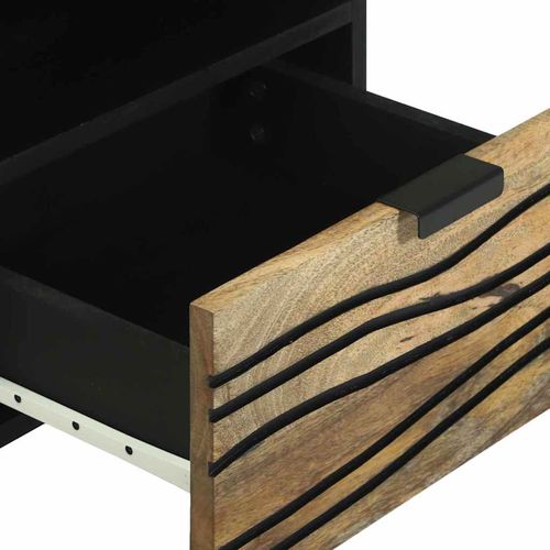 Szafka Nocna Brązowy 40 x 33 x 46 cm lite drewno mango na Arena.pl