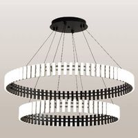 Podwójna lampa wisząca Klavia CGKLAVIA-80-DOUBLE LED 231W 3000K czarna
