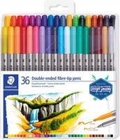 Flamastry dwustronne Staedtler 36k Design nr 3200